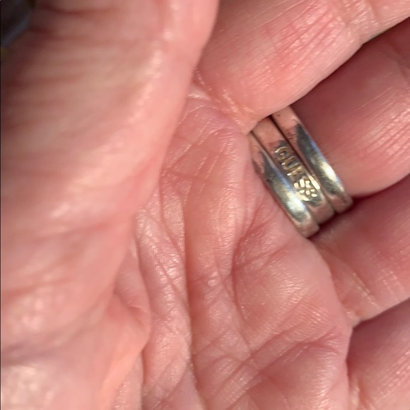 Sterling Silver Guess Rings (3 piece) - Picture 5 of 6